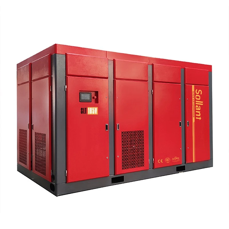 185KW VSD Screw Air Compressor factory