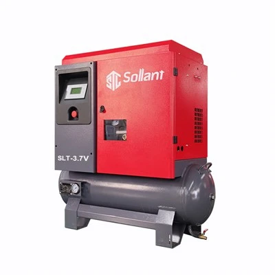 Sollant 3.7KW Single Phase Rotary Screw Air Compressor