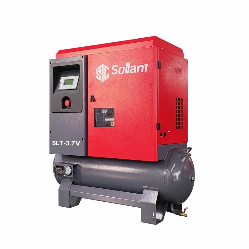 Sollant 3.7KW Single Phase Rotary Screw Air Compressor suppliers